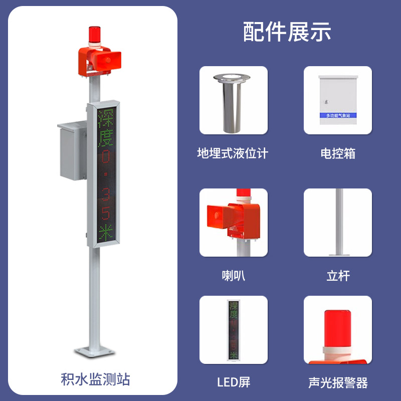 道路積水監(jiān)測系統(tǒng)為排水管理部門提供有效的數(shù)據(jù)